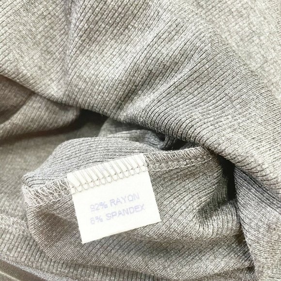 SLSF Sarah Liller Womens Gray Knitted Scoop Neck Gabby Maxi Dress Size Medium - Picture 10 of 10